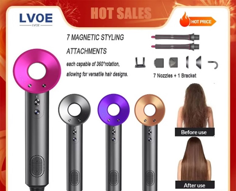 Recalled LVOE hair dryers