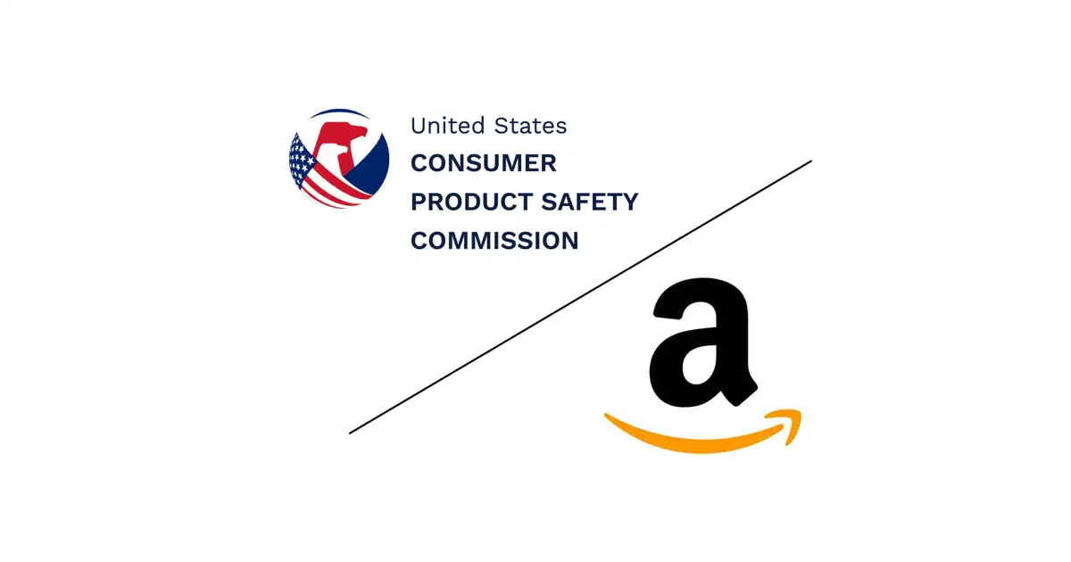 Amazon and CPSC logos