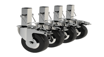 Recalled casters (CAS5SS4P+BFL)