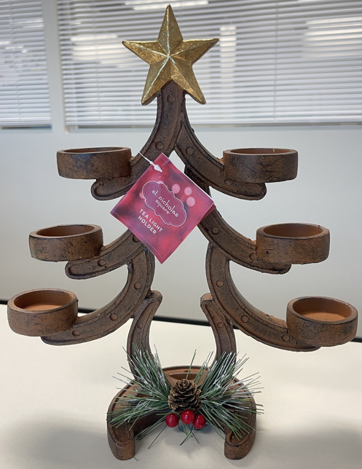 Recalled St. Nicholas Square Christmas Tea Light Candle Holders