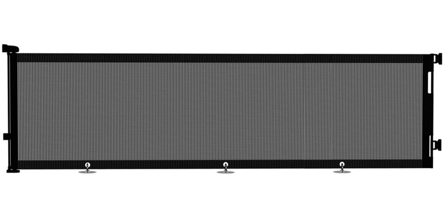 Recalled LIVACTI Retractable Safety Gate - Black