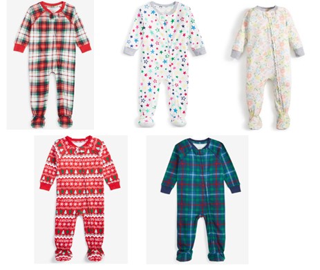 Holiday Lane Infant Footed Pajamas