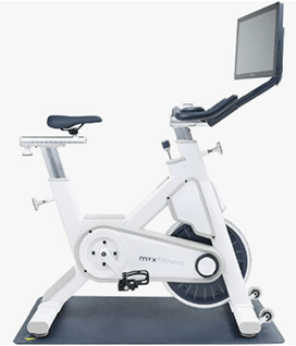 Recalled MYX Fitness exercise bike -white