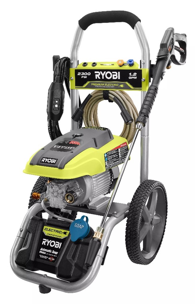 Recalled Ryobi Electric Pressure Washer, model RY142300